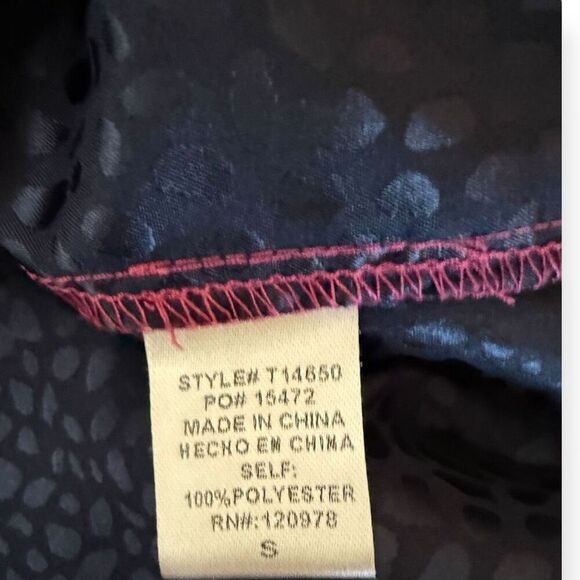 Anthropologie Entro Tank Top Patchwork Ruffle - Picture 4 of 6